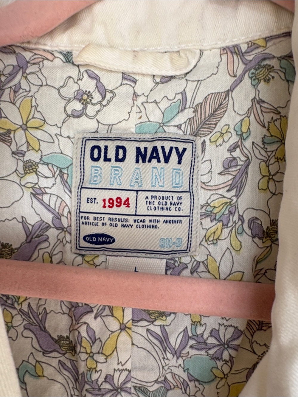 Old Navy Women's White Button-Front Utility Jacket - Picture 2 of 11